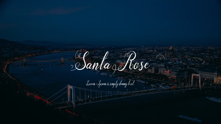 Santa Rose Font
