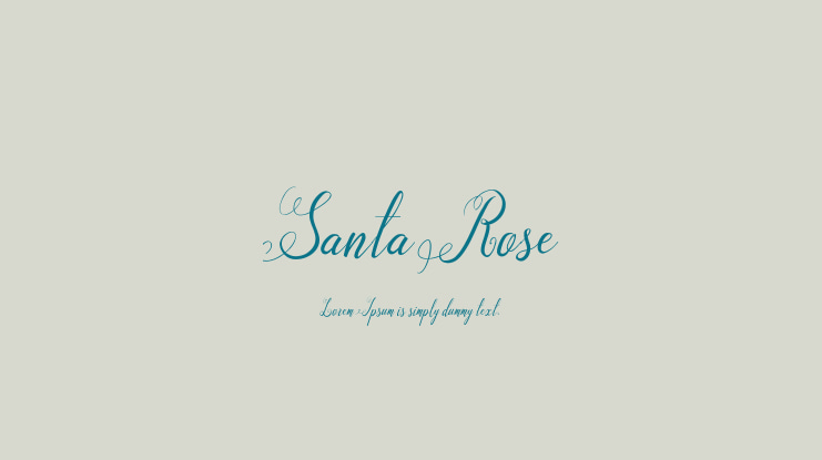 Santa Rose Font