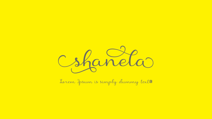 Shanela Font