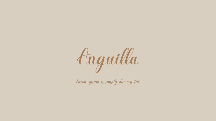 Anguilla Font