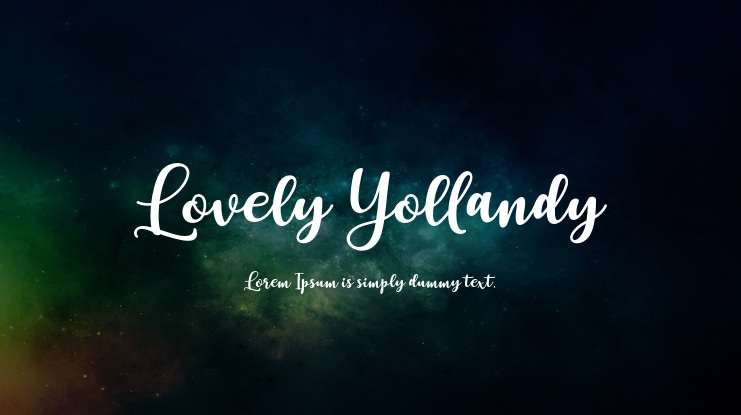 Lovely Yollandy Font