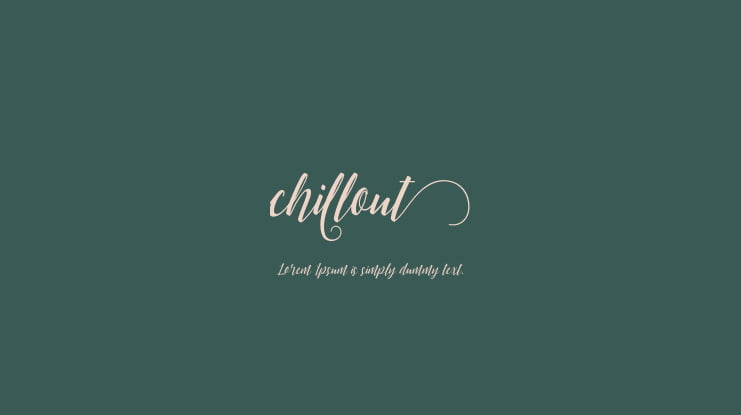 chillout Font