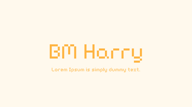 BM Harry Font