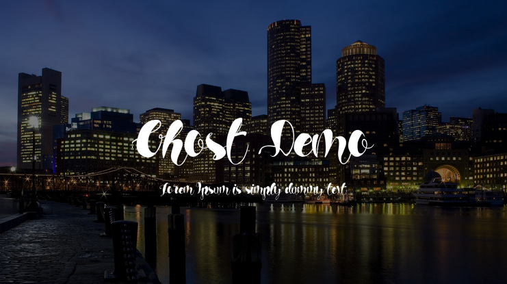 Ghost Demo Font Family