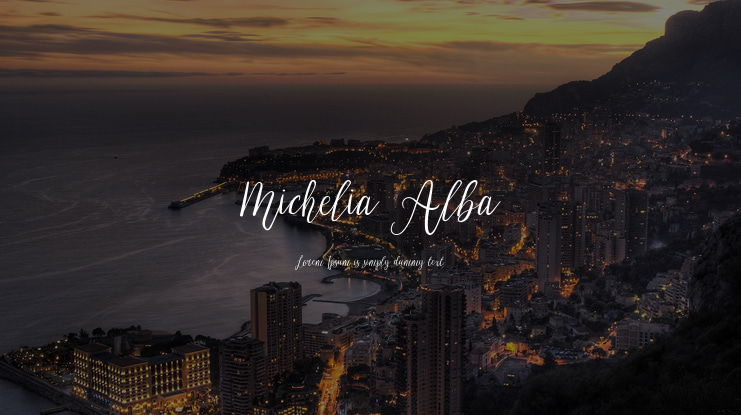 Michelia Alba Font