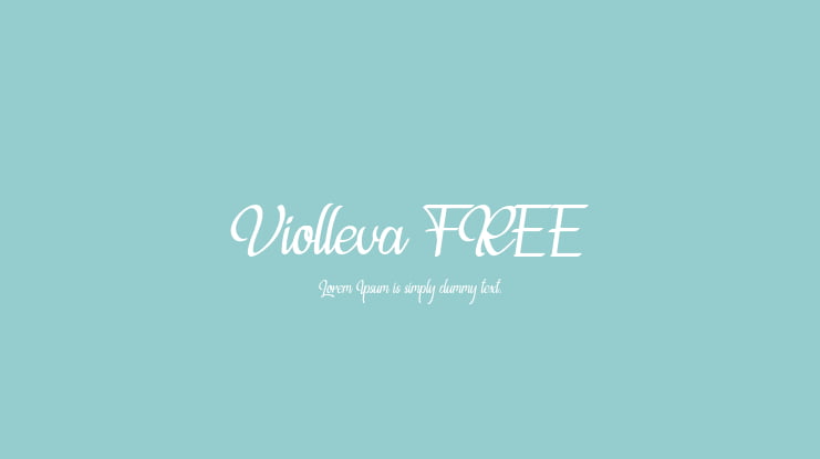 Violleva FREE Font