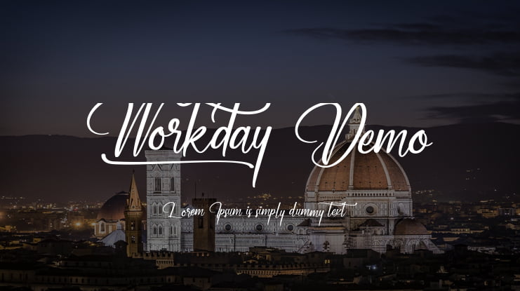 Workday Demo Font