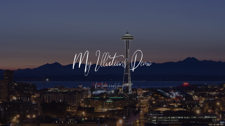 My Illutions Demo Font