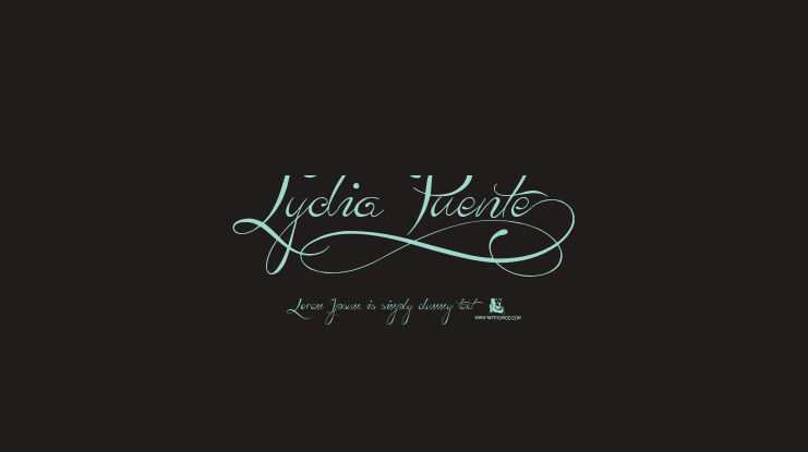 Lydia Puente) Font
