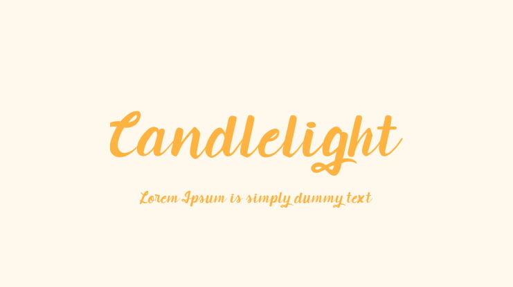 Candlelight Font