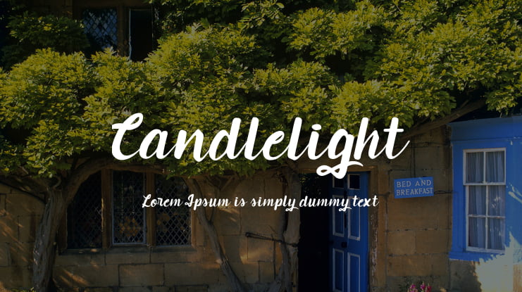Candlelight Font