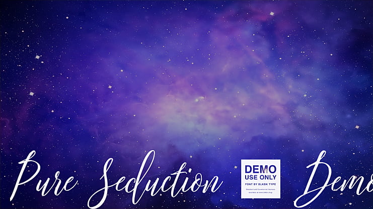 Pure Seduction - Demo Font