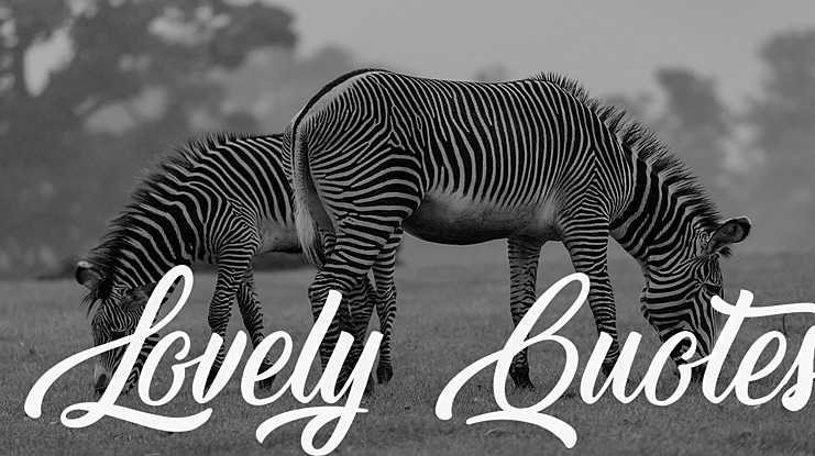 Lovely Quotes Font
