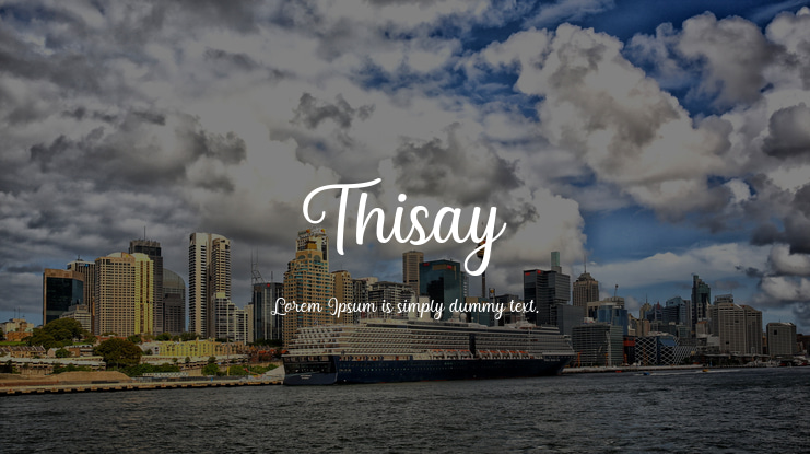 Thisay Font