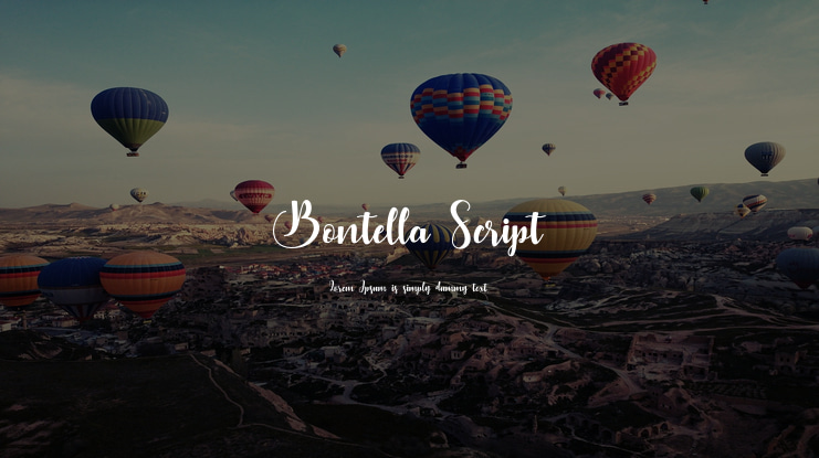 Bontella Script Font