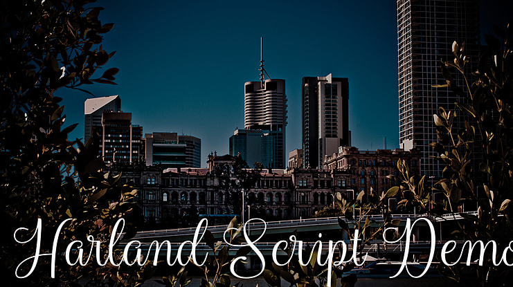 Harland Script Demo Font Family