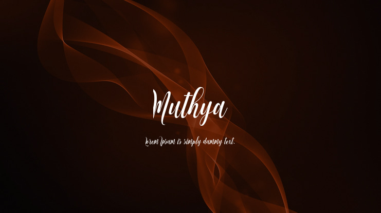 Muthya Font