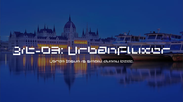 Bit-03: UrbanFluxer Font
