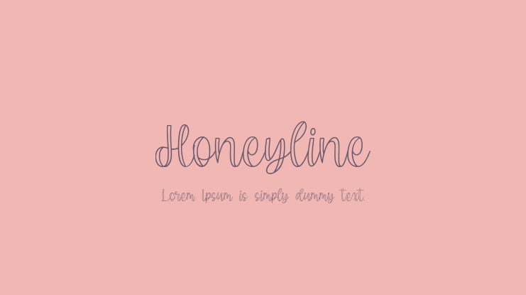 Honeyline Font