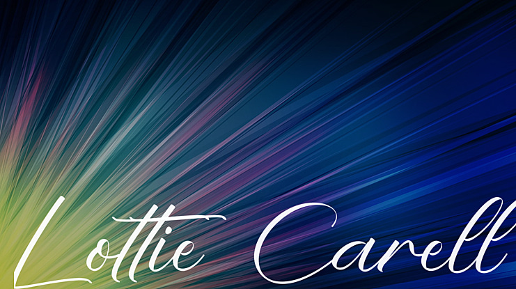 Lottie Carell Font