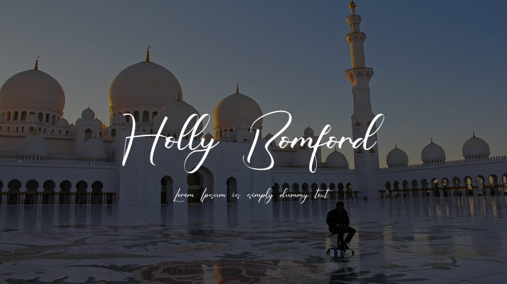 Holly Bomford Font