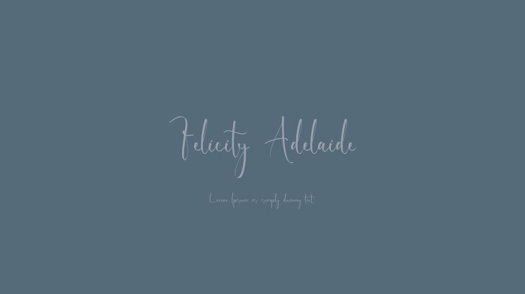 Felicity Adelaide Font