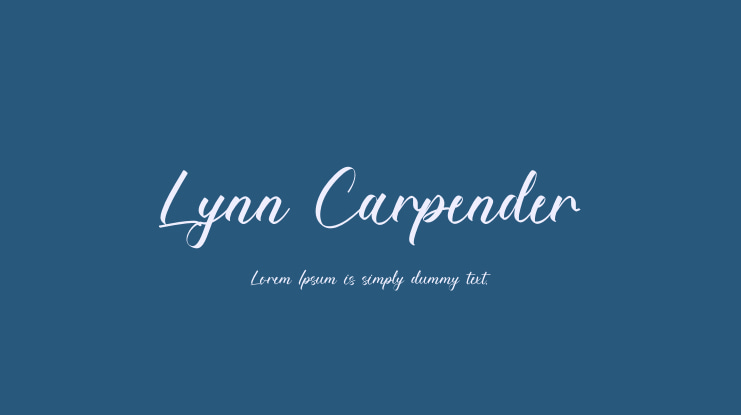 Lynn Carpender Font