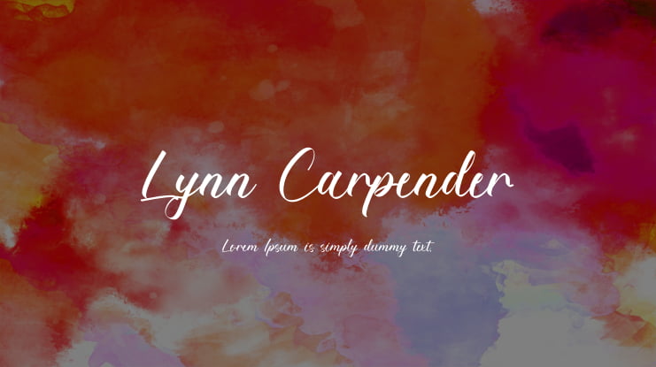 Lynn Carpender Font