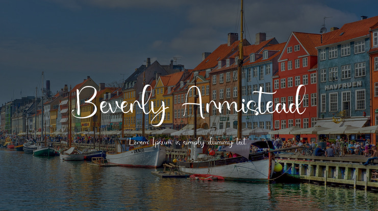 Beverly Armistead Font