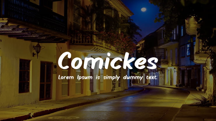 Comickes Font
