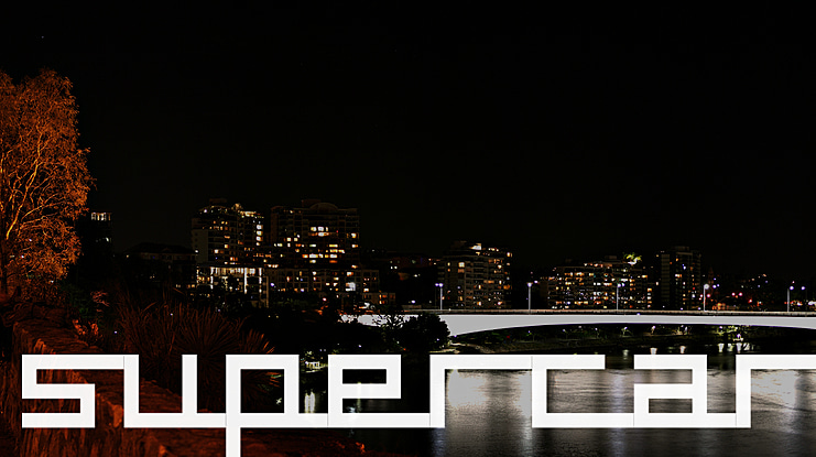Supercar Font
