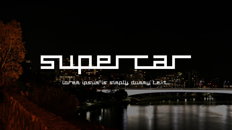 Supercar Font