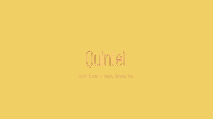 Quintet Font