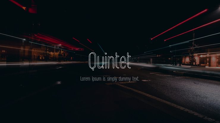 Quintet Font