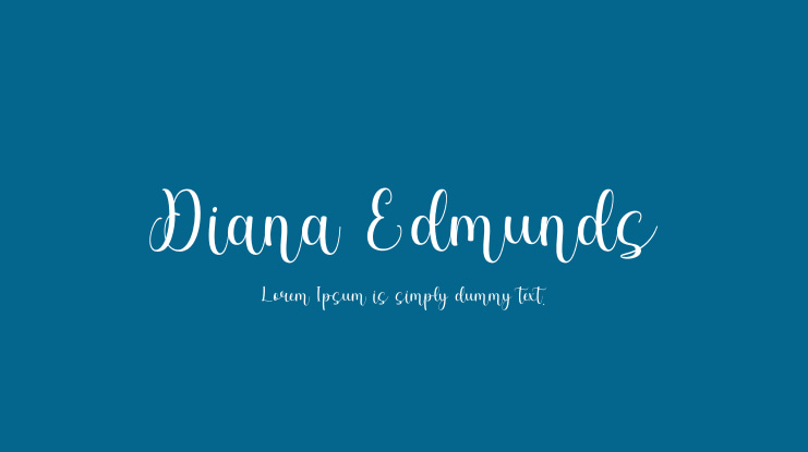 Diana Edmunds Font