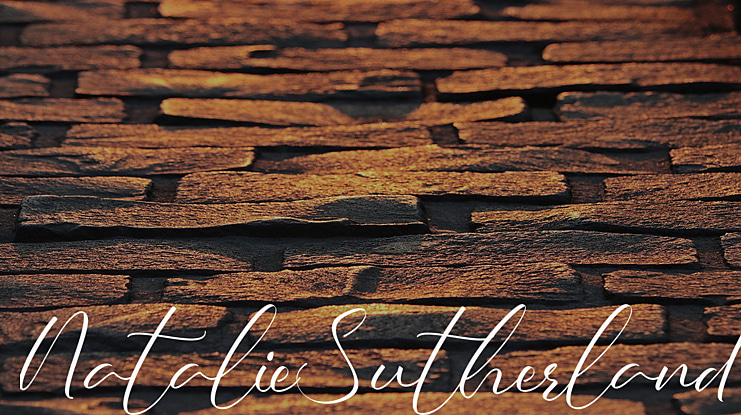 NatalieSutherland Font
