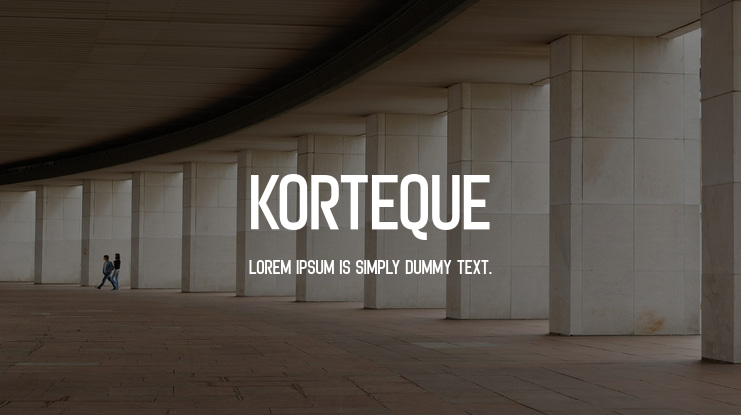 Korteque Font