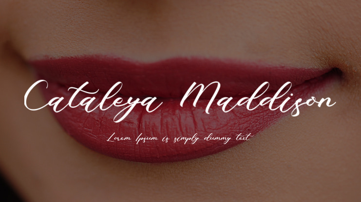 Cataleya Maddison Font