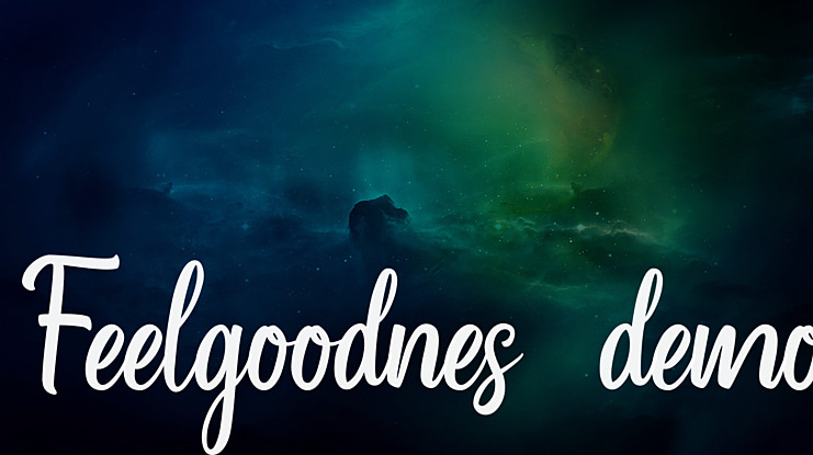 Feelgoodnes_demo Font Family