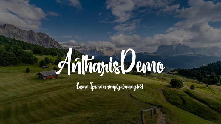 AntharisDemo Font