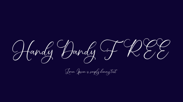 Handy Dandy FREE Font