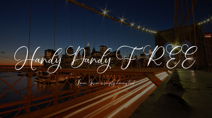 Handy Dandy FREE Font