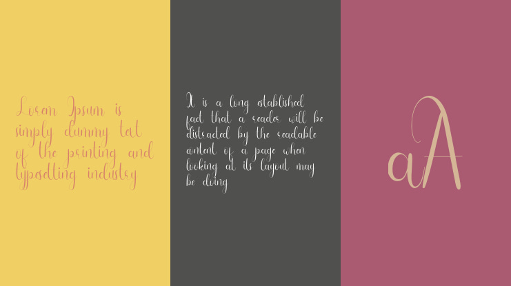 Infinity Gown Demo Font