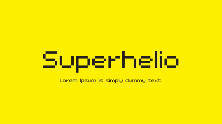 Superhelio Font Family