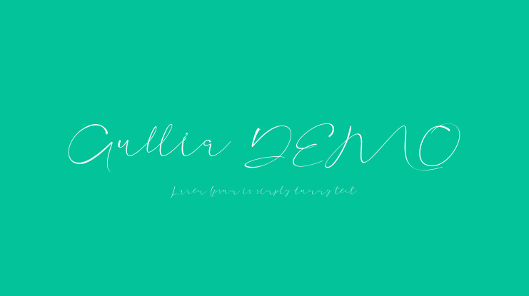 Aullia DEMO Font