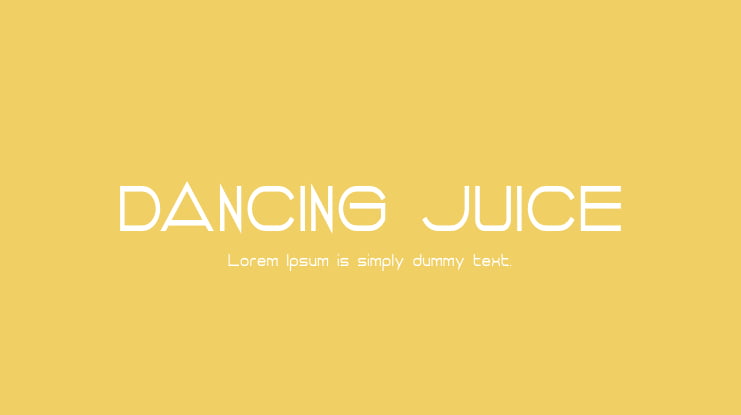 DANCING JUICE Font Family