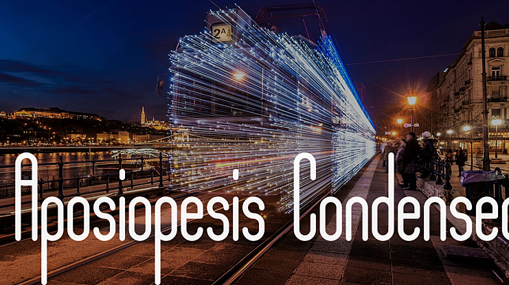 Aposiopesis Condensed Font