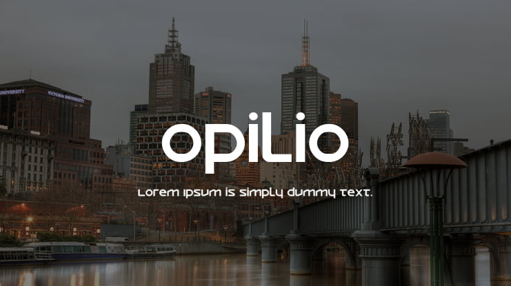 Opilio Font Family