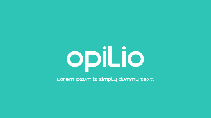 Opilio Font Family