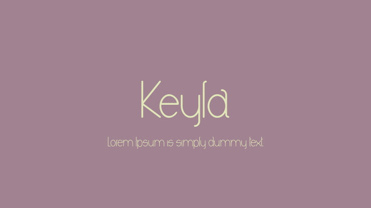 Keyla Font Family